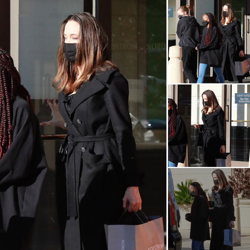 Angelina Jolie Spotted Looking Effortlessly Chic in Thousand Oaks